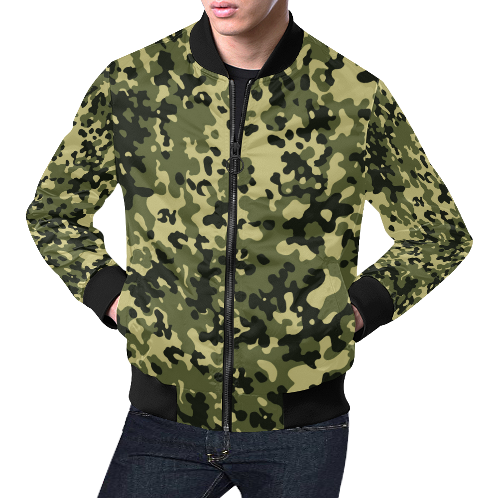 camouflage-88 All Over Print Bomber Jacket for Men (Model H19) | ID ...