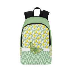Butterfly And Lemons Fabric Backpack for Adult (Model 1659)