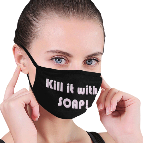 Kill it with SOAP light pink Mouth Mask