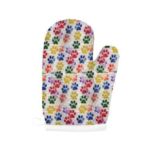 Paws by Nico Bielow Oven Mitt (Two Pieces)