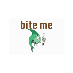 Bite Me Doormat 24"x16"