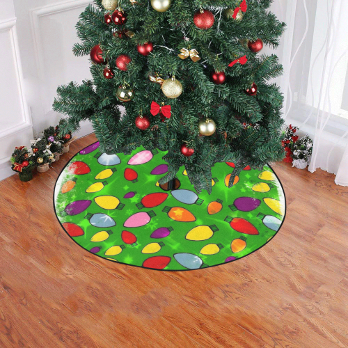 Lights by Nico Bielow Christmas Tree Skirt 47" x 47"