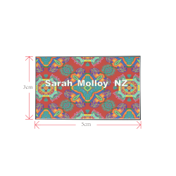 Logo Bags Nova Flower Private Brand Tag on Bags Inner (No Zipper) (5cm X 3cm)