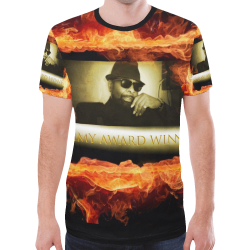 Grammy Winner William Bell On Fire New All Over Print T-shirt for Men (Model T45)