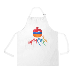 Armenian Pomegranate All Over Print Apron