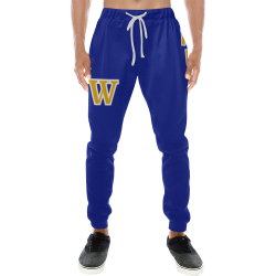 Little Wound Mustangs Men's All Over Print Sweatpants (Model L11)