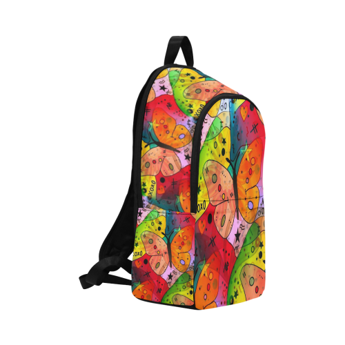 My Butterfly Popart by Nico Bielow Fabric Backpack for Adult (Model 1659)