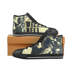William Bell Wattstax Men’s Classic High Top Canvas Shoes /Large Size (Model 017)