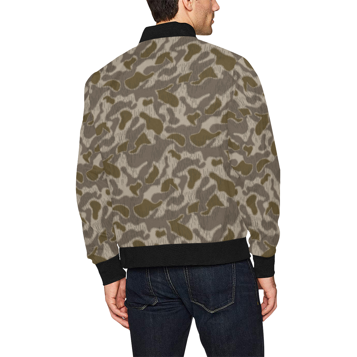 Austrian Sumpfmuster late steintarn camouflage All Over Print Bomber ...