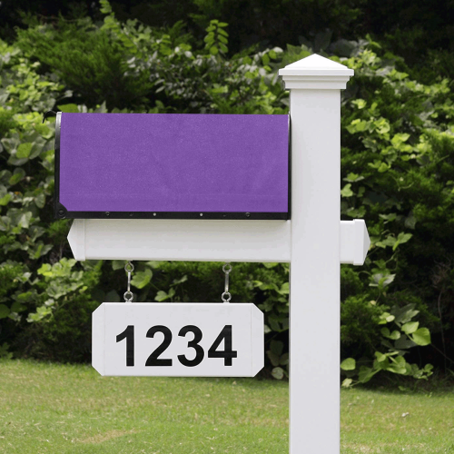 color rebecca purple Mailbox Cover