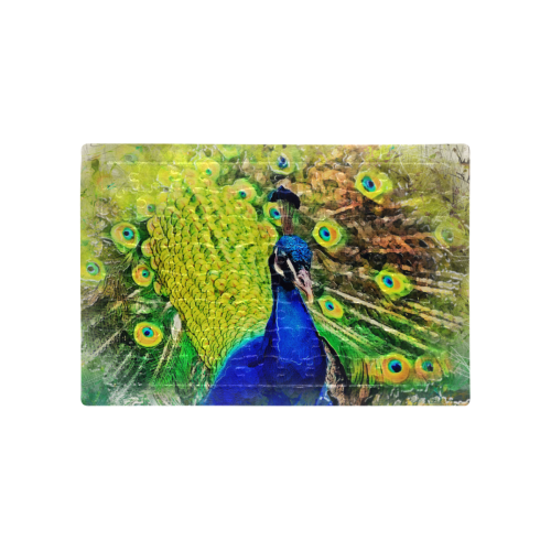 peacock A4 Size Jigsaw Puzzle (Set of 80 Pieces)