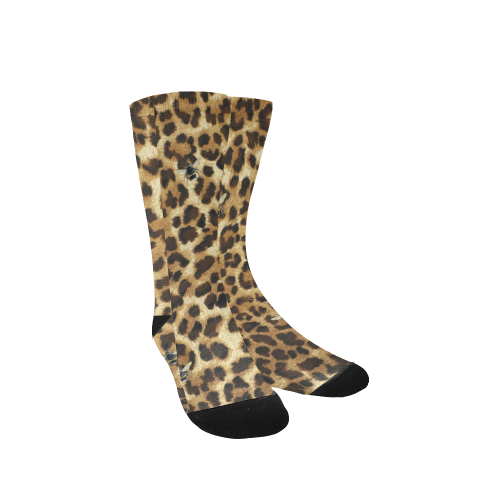 Buzz Leopard Custom Socks for Women