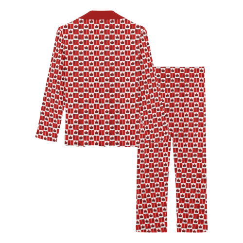 Canada Flag Sleepwear / Loungewear Women's Long Pajama Set