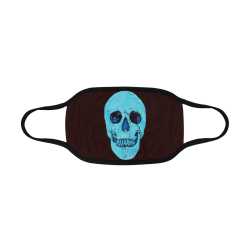 Black Floral Decor Skull And Bones Design Cool Mouth Masks Mouth Mask ...