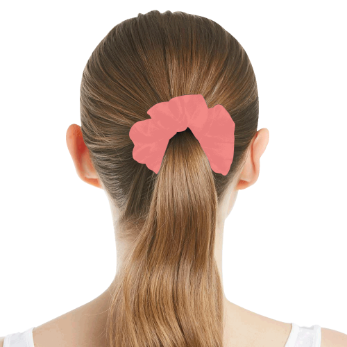 color light red All Over Print Hair Scrunchie
