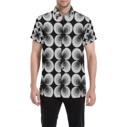 zappwaits retro 14 Men's All Over Print Short Sleeve Shirt/Large Size (Model T53)