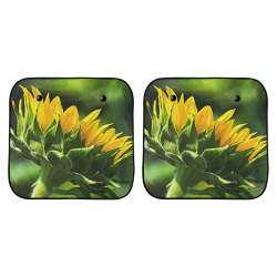 Sunflower New Beginnings Car Sun Shade 28"x28"x2pcs
