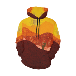 In The Desert All Over Print Hoodie for Men (USA Size) (Model H13)