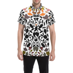 zappwaits z333 Men's All Over Print Short Sleeve Shirt/Large Size (Model T53)