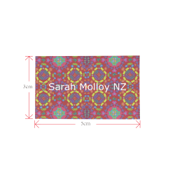 16:6 Juny Private Brand Tag on Shoes Tongue  (5cm X 3cm)