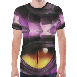 Dragon Eye New All Over Print T-shirt for Men (Model T45)