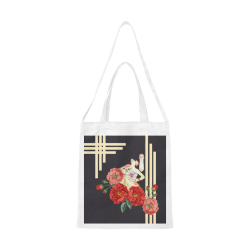 Bohème Sauvage Dancer Canvas Tote Bag/Medium (Model 1701)