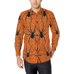 Spider by PopartLover Men's All Over Print Casual Dress Shirt (Model T61)