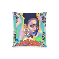 COLORFREE12 (2) Custom  Pillow Case 18"x18" (one side) No Zipper