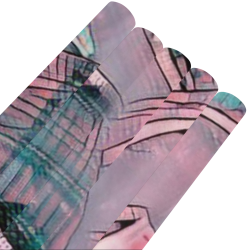 another modern moment, pink by FeelGood Gift Wrapping Paper 58"x 23" (5 Rolls)