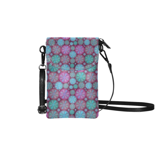 zappwaits - flower 03 Small Cell Phone Purse (Model 1711)