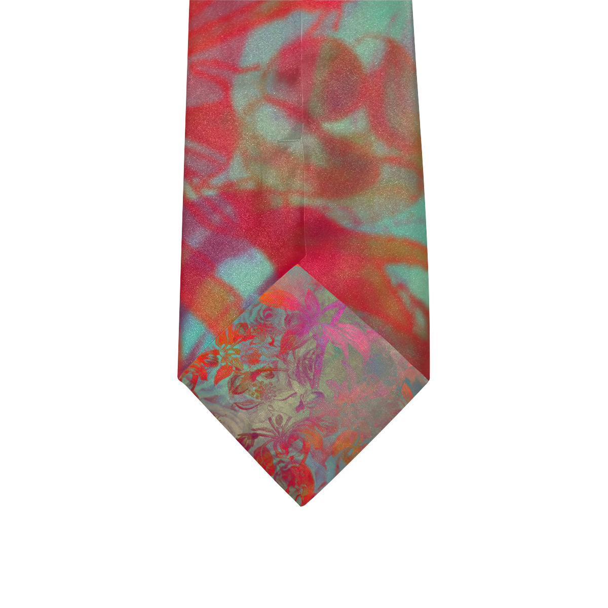 Hidden Pattern Tie flowers #flowers #pattern Custom Peekaboo Tie with Hidden Picture | ID ...