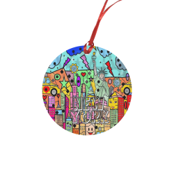 by Nico Bielow Round Ornament