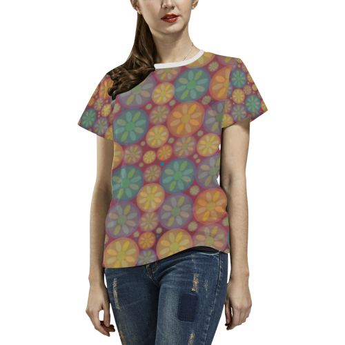 zappwaits beautiful 03 All Over Print T-shirt for Women/Large Size (USA Size) (Model T40)
