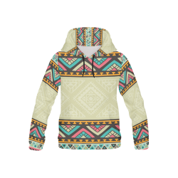 Beautiful Ethnic Tiki Design All Over Print Hoodie for Kid (USA Size) (Model H13)