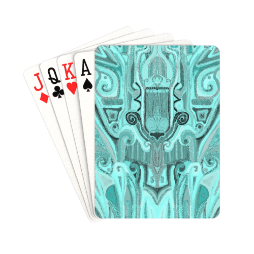 cover 21 Playing Cards 2.5"x3.5"