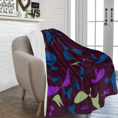 zappwaits abstract 4 Ultra-Soft Micro Fleece Blanket 60"x80"
