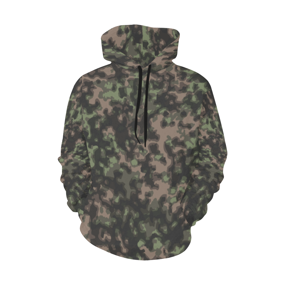 WWII Rauchtarn Spring Camouflage All Over Print Hoodie for Men (USA ...