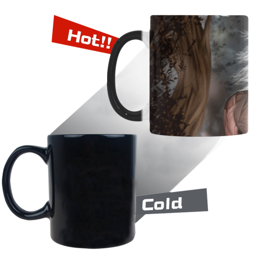 Fantasy horse with fairy Custom Morphing Mug (11oz)