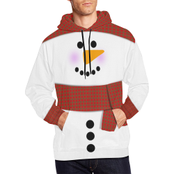 Cute Snowman All Over Print Hoodie for Men (USA Size) (Model H13)