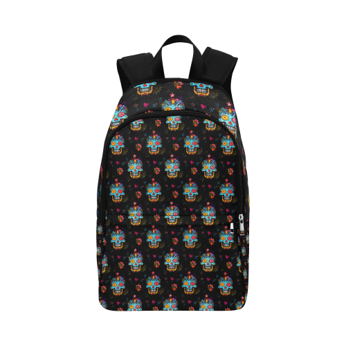Dia los muertos Popart by Nico Bielow Fabric Backpack for Adult (Model 1659)