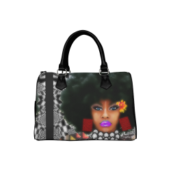 FUEL UP HANBAG BLK Boston Handbag (Model 1621)