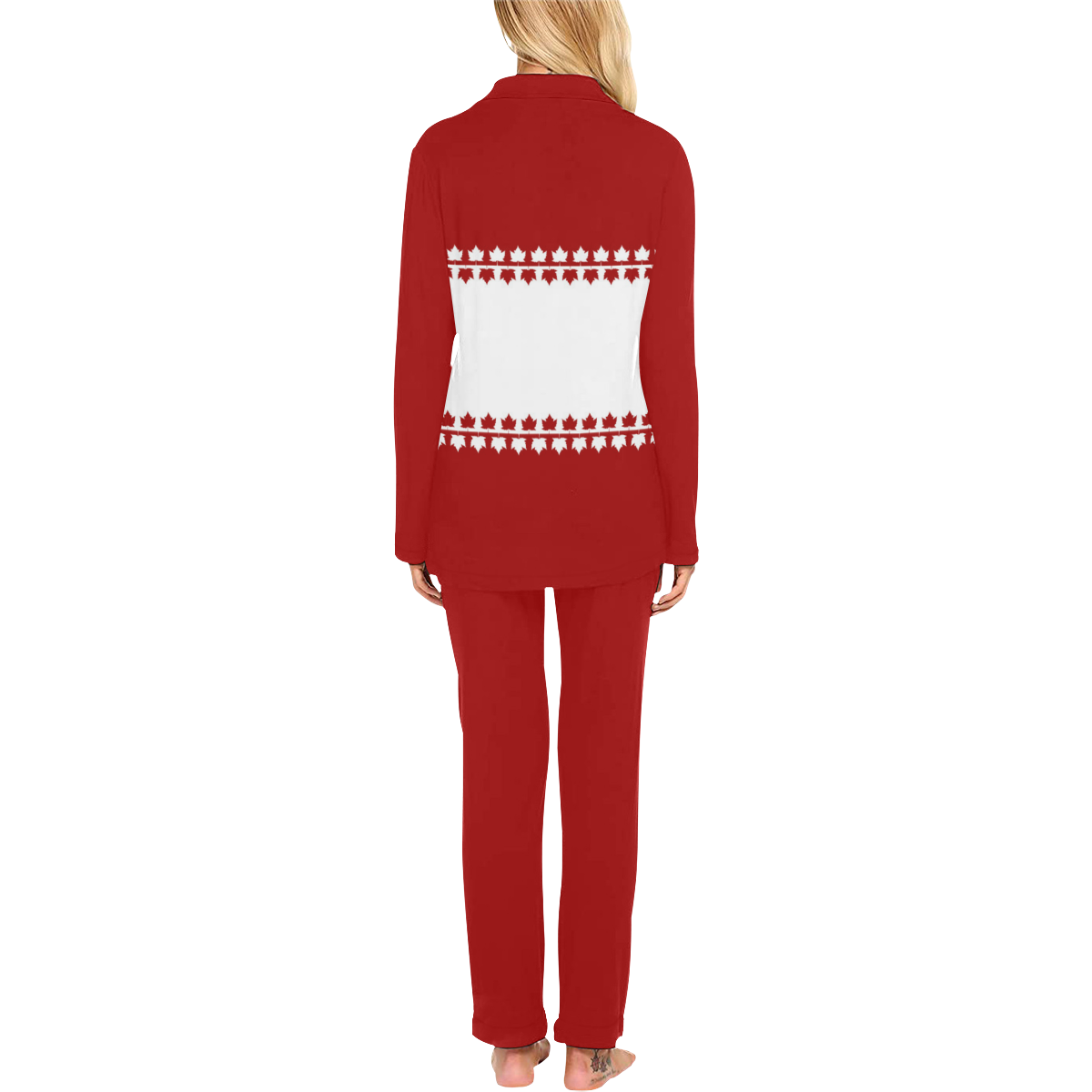 Classic Canada Sleepwear / Loungewear Women's Long Pajama Set ID