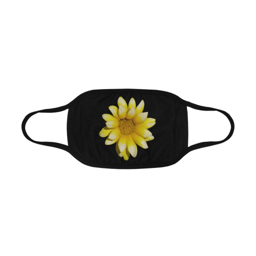 Yellow Flower, floral photography Mouth Mask