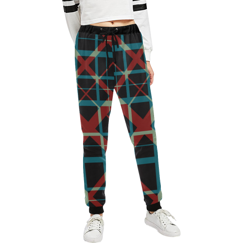 Classic style plaid pattern design Unisex All Over Print Sweatpants ...