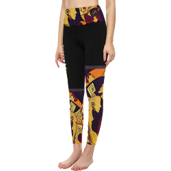 Entropy Blows Women's All Over Print High-Waisted Leggings (Model L36)
