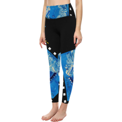 I've Got The BLues Women's All Over Print High-Waisted Leggings (Model L36)