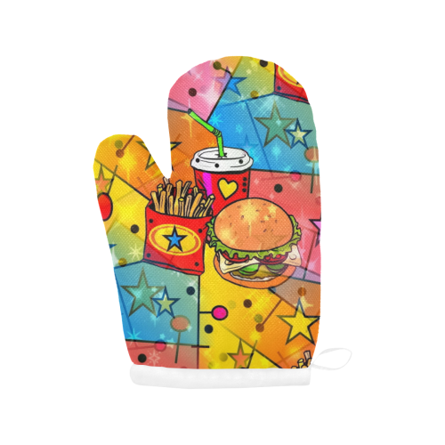 Ham by Nico Bielow Oven Mitt (Two Pieces)