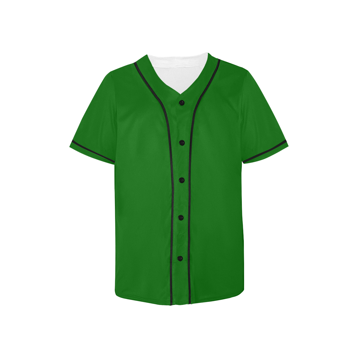 color dark green All Over Print Baseball Jersey for Kids (Model T50 ...