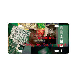 William Bell Collage 1 Classic License Plate
