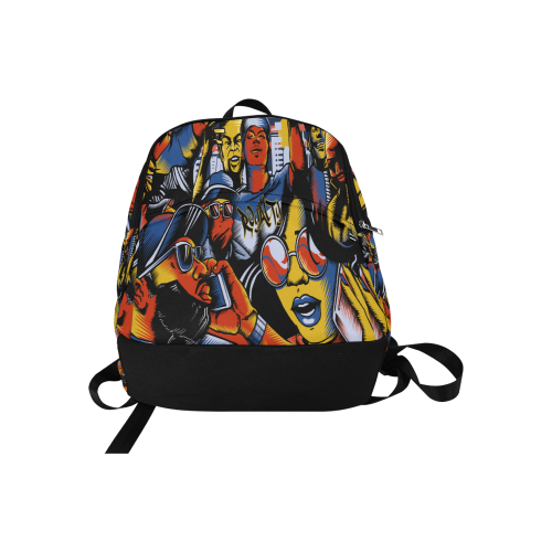 Grime Rap Art Inspired by the P Money Video Originators Fabric Backpack for Adult (Model 1659)